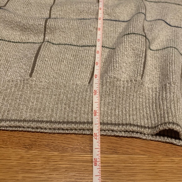 vtg fairway sport tan grid golfer sweater 💫 large - Picture 5 of 10